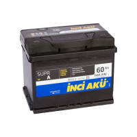 INCI AKU SuprA 60Ah EN 540 R+
