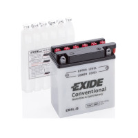 Exide 5Ah-12V EN 65A R+ EB5L-B (120x60x130)